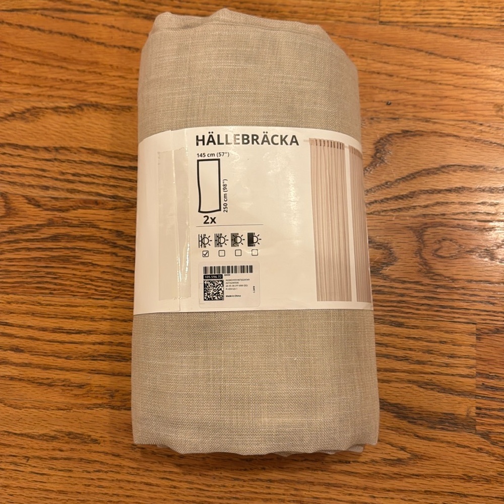 Ikea sheer curtains new